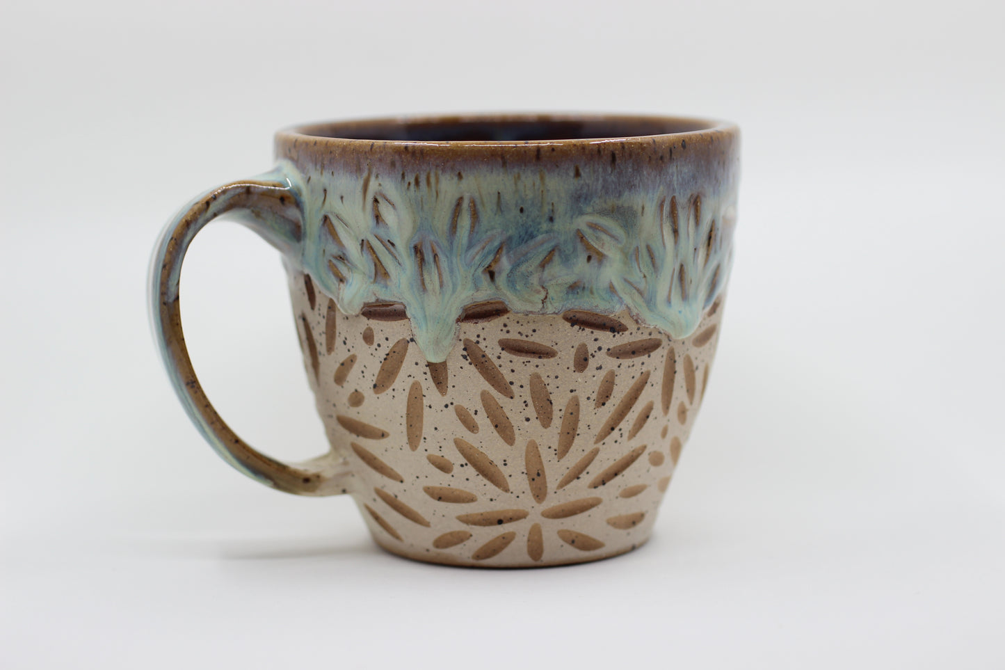 Turquoise Starburst Mug TSM001